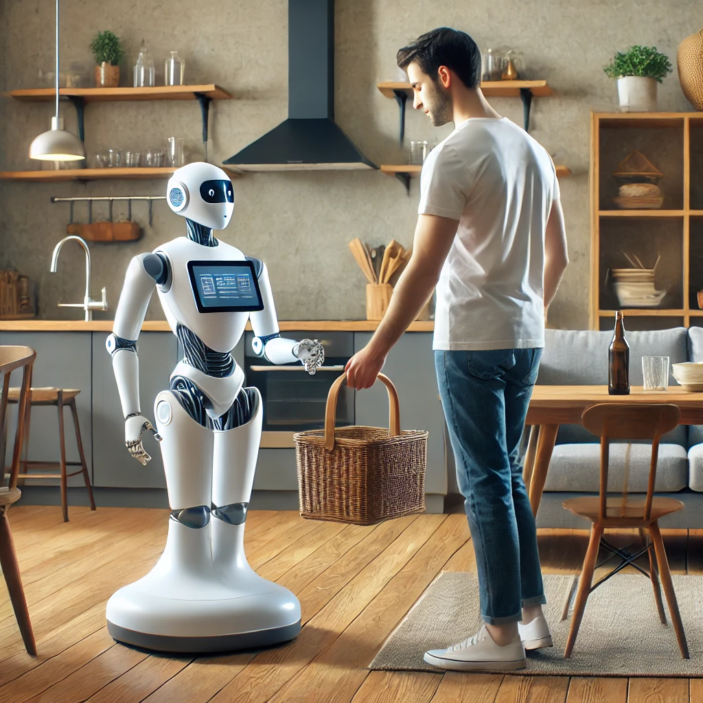 Robot humanoide en casa