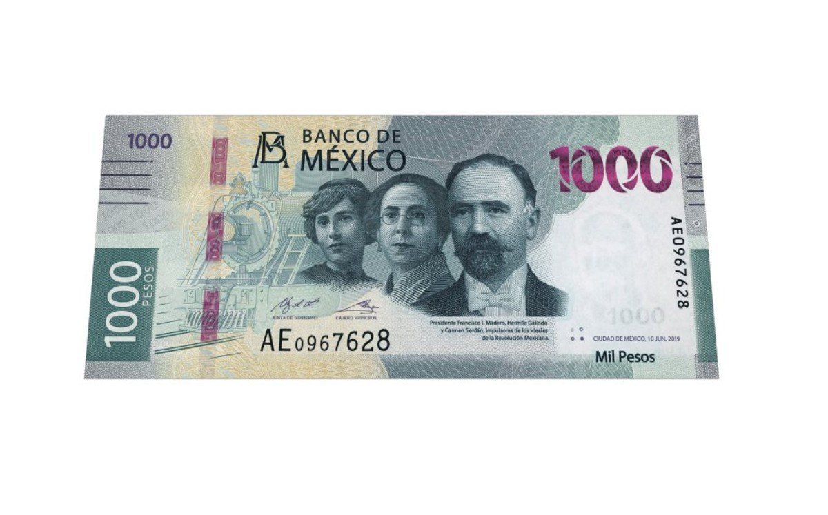 Billete de 1.000 pesos de méxico